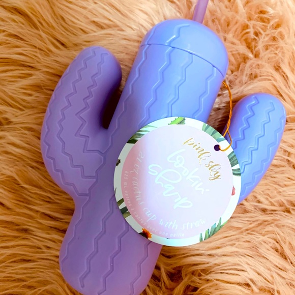 Cactus Cup With Straw - Picture 1 of 1